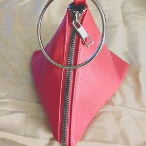 Chic Pink Wristlet Bag